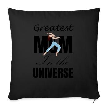 Danse Musique de danse - Housse de coussin décorative 45 x 45 cm - noir - Devant