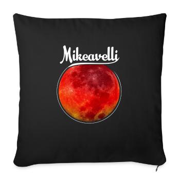 Mikeavelli Blood Moon - Sofa pillowcase 17,3'' x 17,3'' (45 x 45 cm) - black - Front