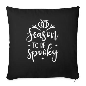 Halloween Costume Pumpkin Skeleton Horror Ghost - Sofa pillowcase 17,3'' x 17,3'' (45 x 45 cm) - black - Front