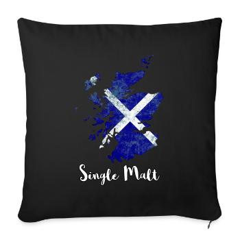 single malt - Sofakissenbezug 45 x 45 cm - Schwarz - Vorne
