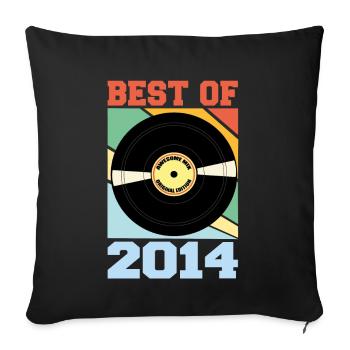 Best of 2014 - Sofakissenbezug 45 x 45 cm - Schwarz - Vorne