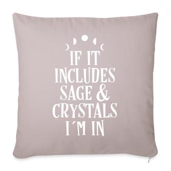 Witch - Sofa pillowcase 17,3'' x 17,3'' (45 x 45 cm) - light taupe - Front