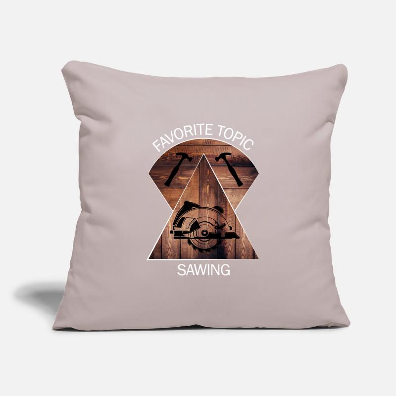 Carpenter, carpenter, carpenter, carpenter, craftsman, wood Sofa pillowcase 17,3'' x 17,3'' (45 x 45 cm)