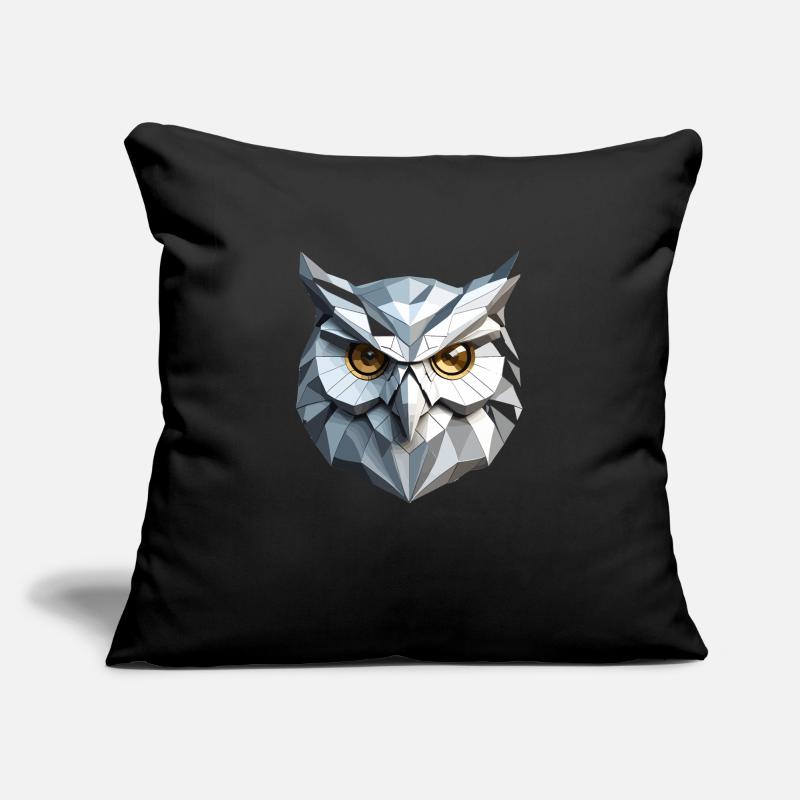 Owl Mask - Low Poly Design Sofa pillowcase 17,3'' x 17,3'' (45 x 45 cm)