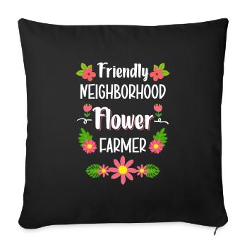 Neighbor House Beer Celebration - Sofa pillowcase 17,3'' x 17,3'' (45 x 45 cm) - black - Front