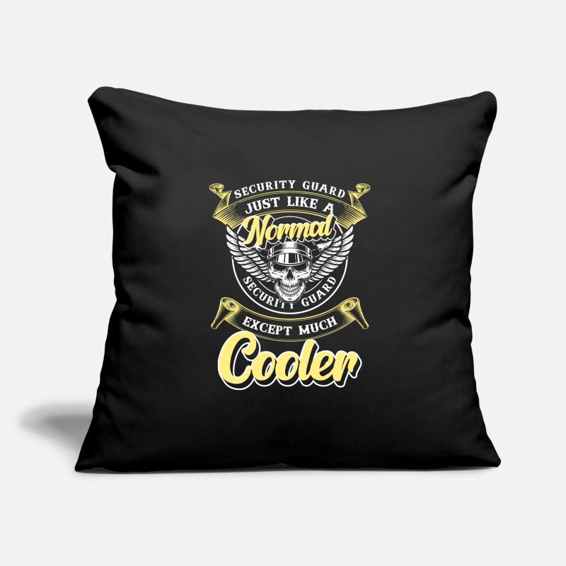 Service de sécurité de la profession d’agent de sécurité Housse de coussin décorative 45 x 45 cm