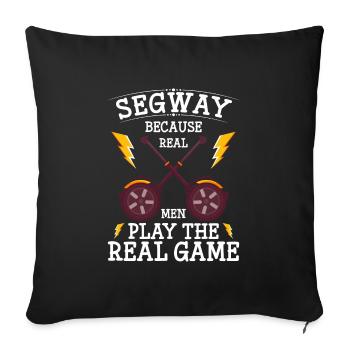 Segway Electric Scooter Balance Tour - Sofa pillowcase 17,3'' x 17,3'' (45 x 45 cm) - black - Front