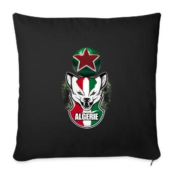 The Indomitable Fennecs - Sofa pillowcase 17,3'' x 17,3'' (45 x 45 cm) - black - Front