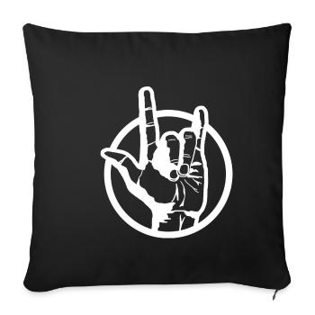 YouRock (Begriffsklärung - Sofakissenbezug 45 x 45 cm - Schwarz - Vorne