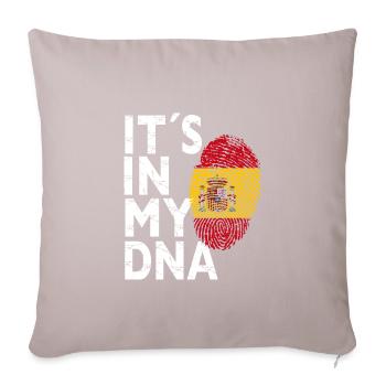 IT'S IN MY DNA Spain Flag Pride National Country - Sofa pillowcase 17,3'' x 17,3'' (45 x 45 cm) - light taupe - Front
