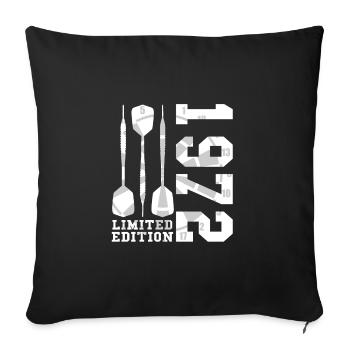 ÉDITION LIMITÉE 1972 DARTS 50E ANNIVERSAIRE - Housse de coussin décorative 45 x 45 cm - noir - Devant