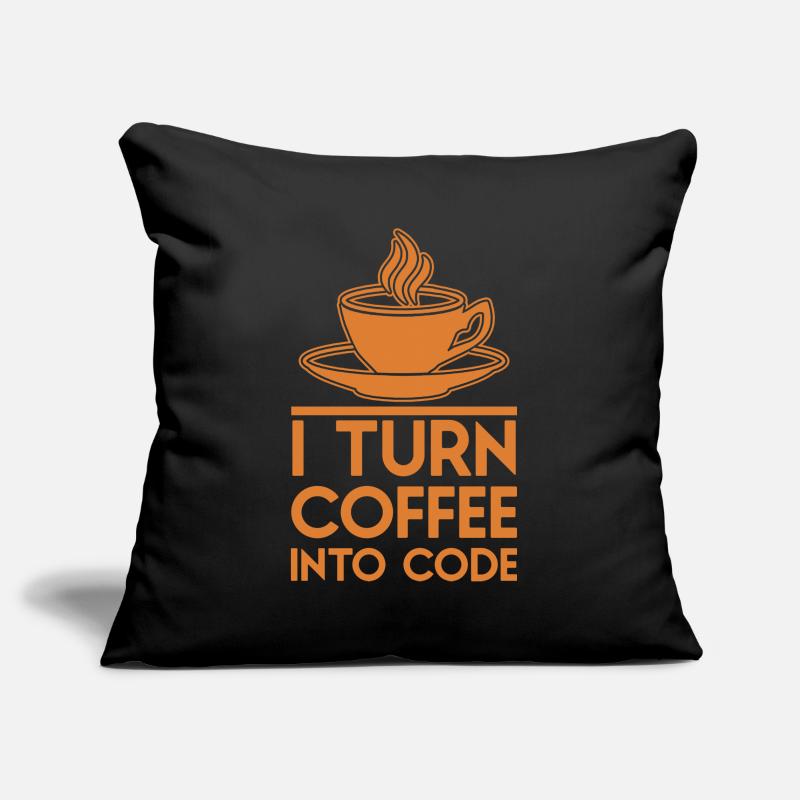 Code de codeur de programmation de cadeau de chemise de HTML de Java Housse de coussin décorative 45 x 45 cm