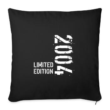 LIMITED EDITION 2004 - Sofa pillowcase 17,3'' x 17,3'' (45 x 45 cm) - black - Front