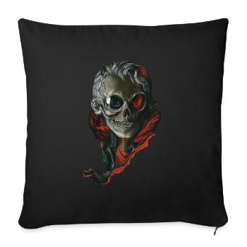 Professor Halloween - Sofa pillowcase 17,3'' x 17,3'' (45 x 45 cm) - black - Front