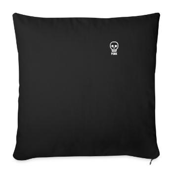 Punk - Sofakissenbezug 45 x 45 cm - Schwarz - Vorne