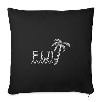 fiji - Sofa pillowcase 17,3'' x 17,3'' (45 x 45 cm) - black - Front