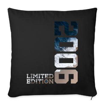 20E ANNIVERSAIRE ÉDITION LIMITÉE 2006 - Housse de coussin décorative 45 x 45 cm - noir - Devant
