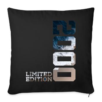 26TH ANNIVERSARY LIMITED EDITION 2000 - Sofa pillowcase 17,3'' x 17,3'' (45 x 45 cm) - black - Front