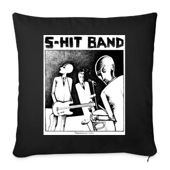 GROUPE S-HIT - Housse de coussin décorative 45 x 45 cm - noir - Devant