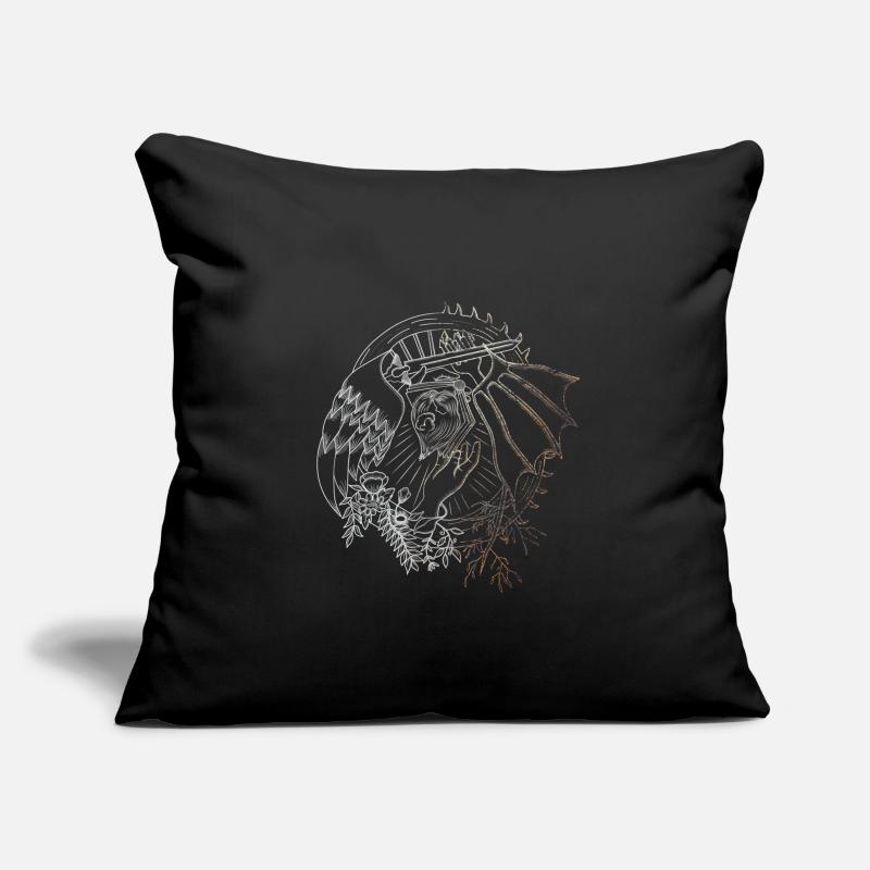 Engel Teufel Gothic Sofakissenbezug 45 x 45 cm