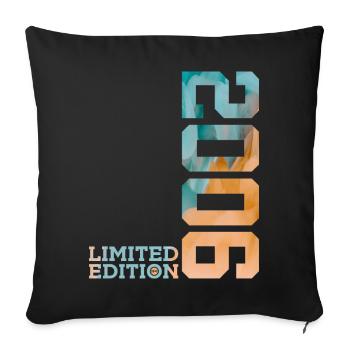 20E ANNIVERSAIRE ÉDITION LIMITÉE 2006 - Housse de coussin décorative 45 x 45 cm - noir - Devant