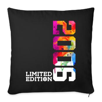 20E ANNIVERSAIRE ÉDITION LIMITÉE 2006 - Housse de coussin décorative 45 x 45 cm - noir - Devant