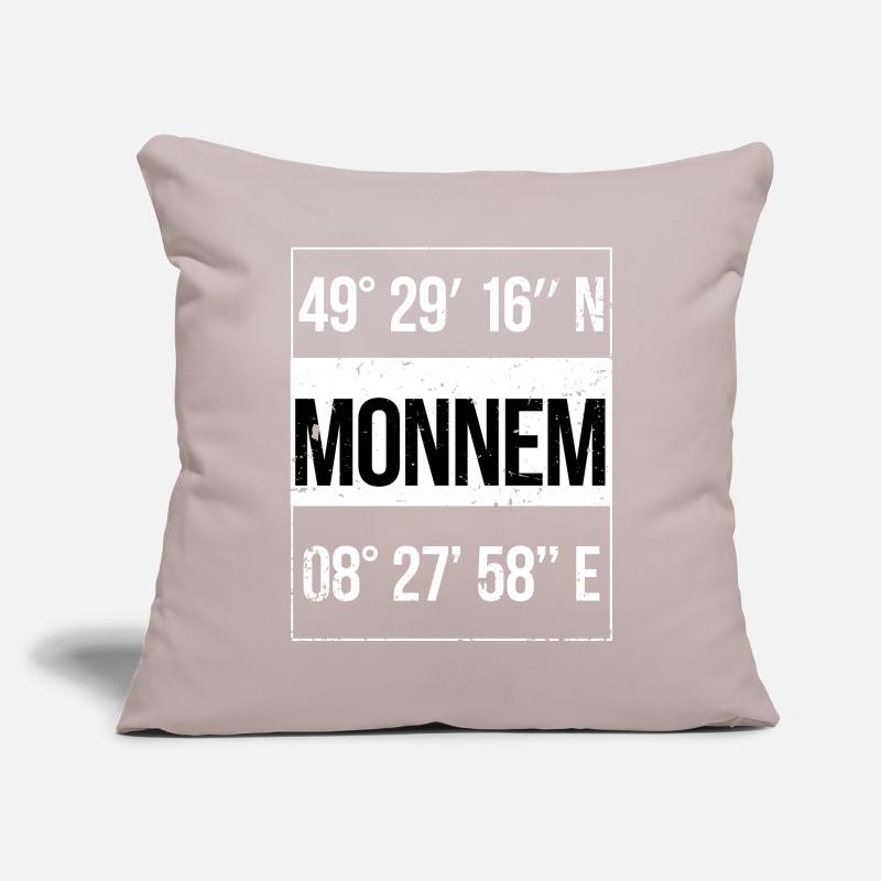 Monnem Coordinates Mannheim Sofa pillowcase 17,3'' x 17,3'' (45 x 45 cm)