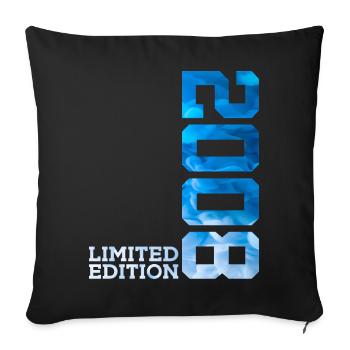 18E ANNIVERSAIRE ÉDITION LIMITÉE 2008 - Housse de coussin décorative 45 x 45 cm - noir - Devant