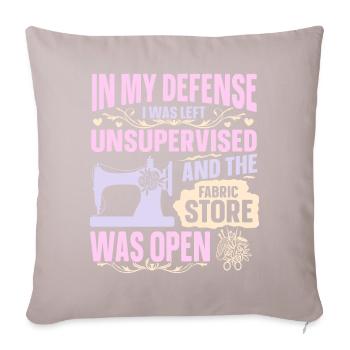 sew - Sofa pillowcase 17,3'' x 17,3'' (45 x 45 cm) - light taupe - Front