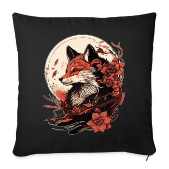 Fuchs Japan - Sofa pillowcase 17,3'' x 17,3'' (45 x 45 cm) - black - Front
