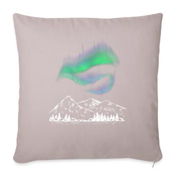 Aurora Alpine Chart - Sofa pillowcase 17,3'' x 17,3'' (45 x 45 cm) - light taupe - Front