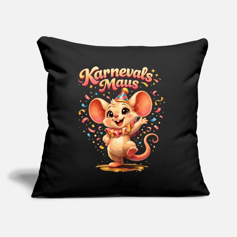Karnevalsmaus Kostüm – Karneval Outfit Köln Sofakissenbezug 45 x 45 cm