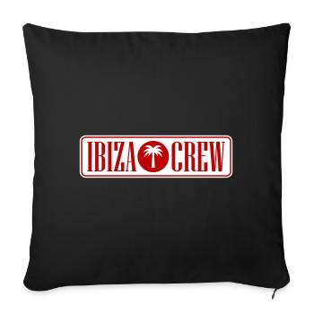 Ibiza Crew - Sofakissenbezug 45 x 45 cm - Schwarz - Vorne