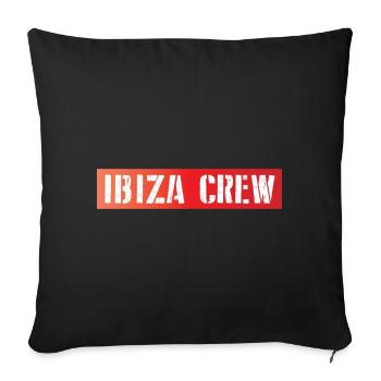 Ibiza Équipage - Housse de coussin décorative 45 x 45 cm - noir - Devant