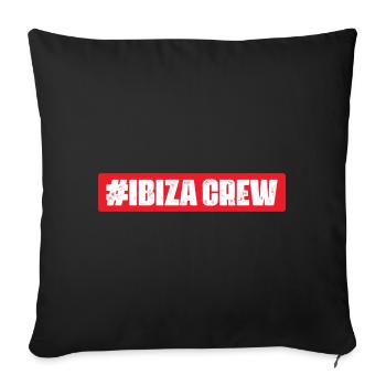Ibiza Équipage - Housse de coussin décorative 45 x 45 cm - noir - Devant