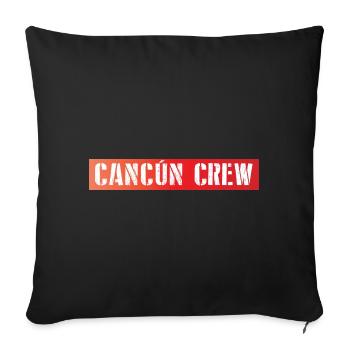 Cancun Crew - Sofakissenbezug 45 x 45 cm - Schwarz - Vorne