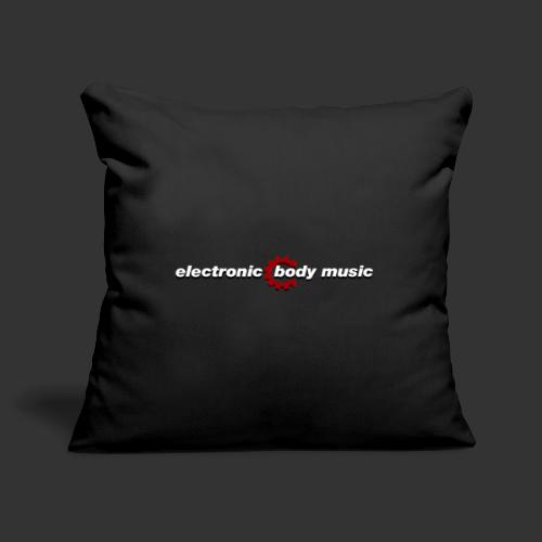 Tekst Electronic Body Music EBM z centrum zębatym - Poszewka na poduszkę 45 x 45 cm