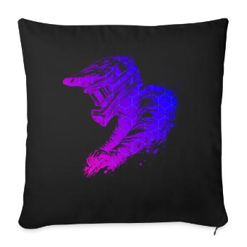Cyclisme VTT Cyclisme Femme VTT - Housse de coussin décorative 45 x 45 cm - noir - Devant
