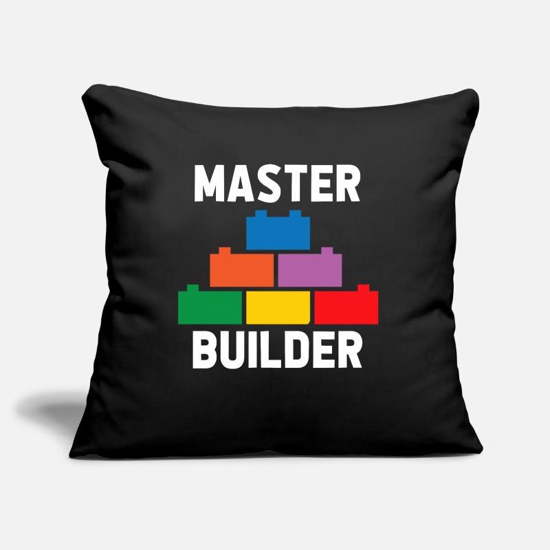 Brick Builder Brick Building Master Builder Sofa pillowcase 17,3'' x 17,3'' (45 x 45 cm)