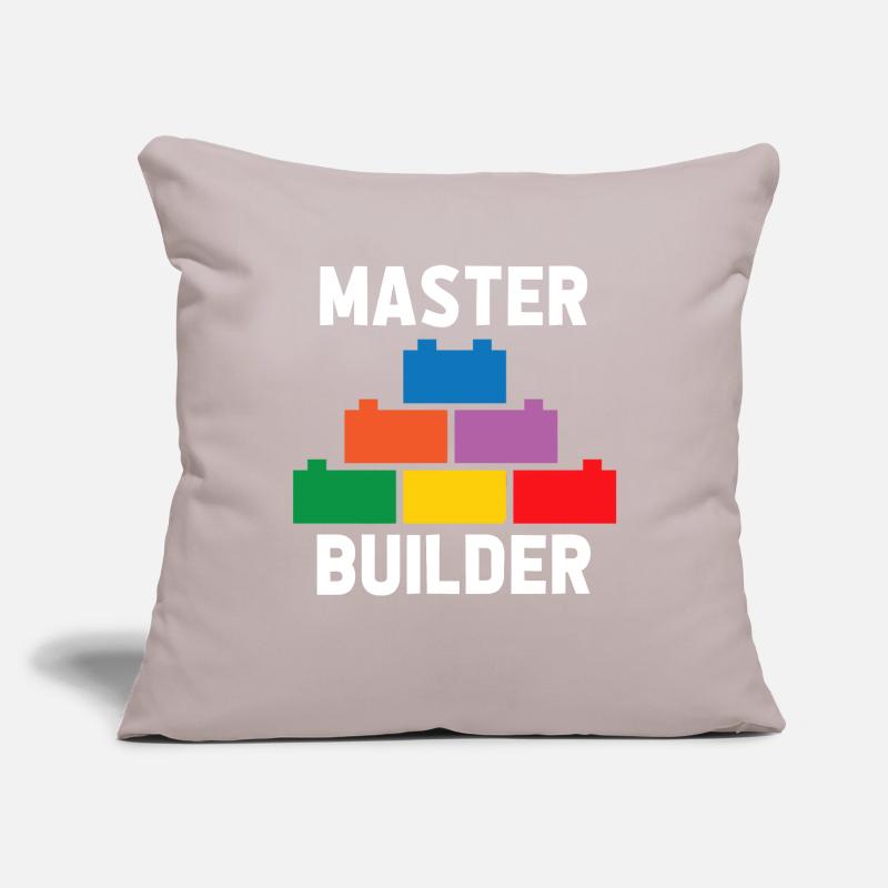 Brick Builder Brick Building Master Builder Sofa pillowcase 17,3'' x 17,3'' (45 x 45 cm)