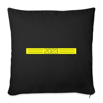 2023 Dash - Sofa pillowcase 17,3'' x 17,3'' (45 x 45 cm) - black - Front