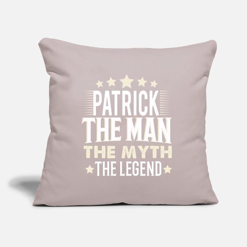 Patrick Housse de coussin décorative 45 x 45 cm