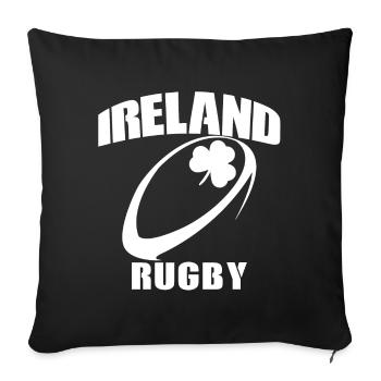 Irlande - Housse de coussin décorative 45 x 45 cm - noir - Devant