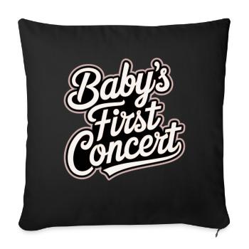 Baby's First Concert 19 - Sofakissenbezug 45 x 45 cm - Schwarz - Vorne