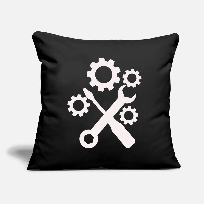 Tool - Screwdriver Screwdriver Hobbyist Sofa pillowcase 17,3'' x 17,3'' (45 x 45 cm)