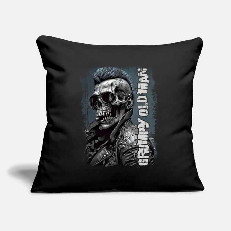 Grumpy old man Sofa pillowcase 17,3'' x 17,3'' (45 x 45 cm)