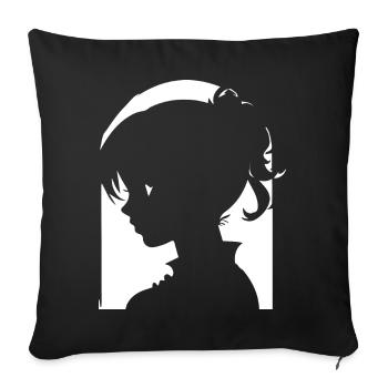Batcave Girl Dark Fairytale Goth Occult Women Got - Housse de coussin décorative 45 x 45 cm - noir - Devant