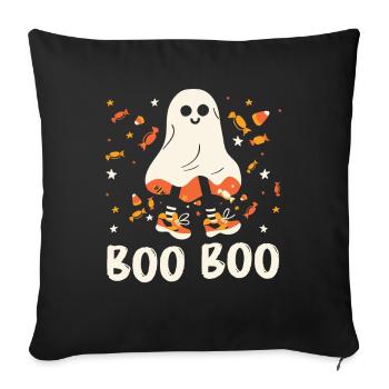 Halloween Costume Creepy - Sofa pillowcase 17,3'' x 17,3'' (45 x 45 cm) - black - Front