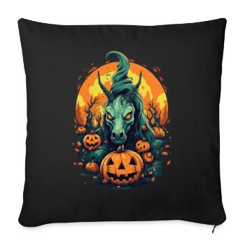 Halloween Costume Creepy - Sofa pillowcase 17,3'' x 17,3'' (45 x 45 cm) - black - Front