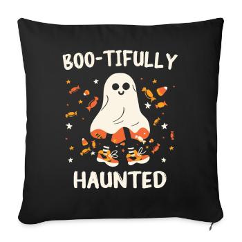Halloween Costume Creepy - Sofa pillowcase 17,3'' x 17,3'' (45 x 45 cm) - black - Front